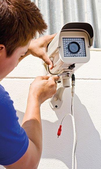 Instalação e manutenção de cameras de segurança